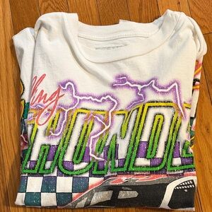 Colorful Graphic Racecar Tee